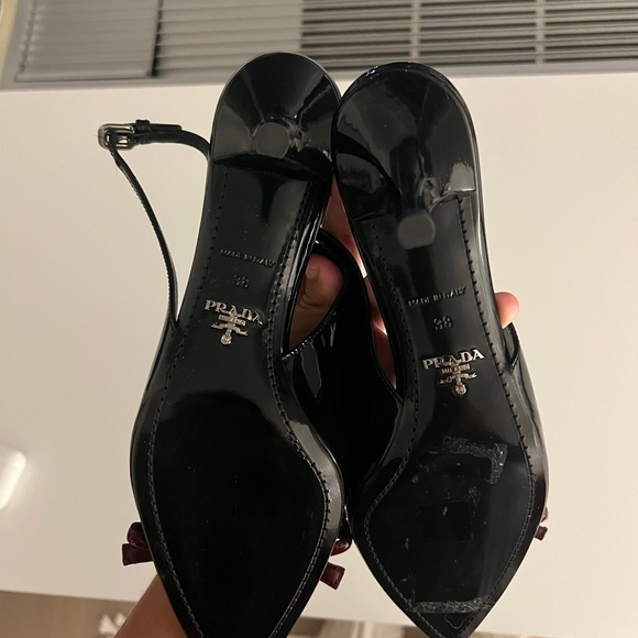 Prada | Shoes | Prada Vintage Kitten Heel Mules | Poshmark